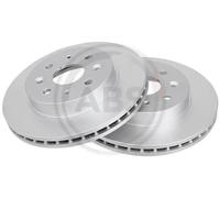 ABS All Brake Systems Brake Disc 17425 - 2x Original - Fits Kia Rio I