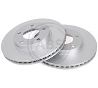 ABS All Brake Systems Brake Disc 17430 Vented Front Pair 2 pcs