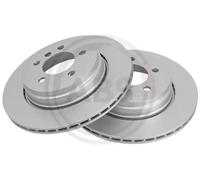 2x Brake disc Vented 17452 A.B.S. for BMW 7