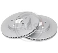 2x Brake disc Vented 17460 A.B.S. for TOYOTA LEXUS