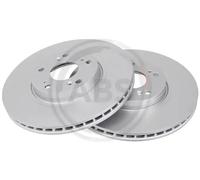 2x Brake disc Vented 17464 A.B.S. for HONDA ACCORD VII ACCORD VII Tourer