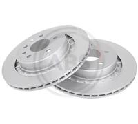ABS All Brake Systems Brake Disc 17489 Vented Rear Set of 2 for Saab 9-5 (05-10)