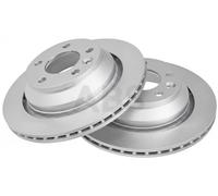 2x Brake disc Vented 17505 A.B.S. for VW TRANSPORTER / CARAVELLE Mk V Bus