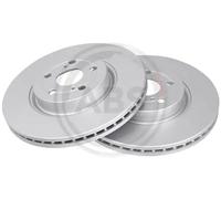 2x Brake disc Vented 17510 A.B.S. for TOYOTA AVENSIS Saloon AVENSIS Estate