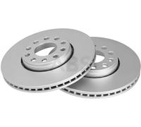 Front Set 2x Brake Discs A.B.S. 17527 for Skoda/VW Superb/Passat (00-08)