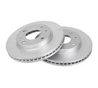 2x Brake disc Vented 17528 A.B.S. for HYUNDAI LANTRA Mk II LANTRA Mk II Estate
