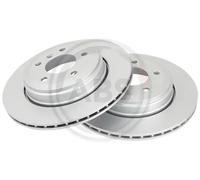 2x Brake disc Vented 17533 A.B.S. for BMW 5 5 Touring 6 6 Convertible