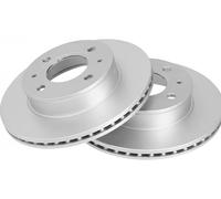 2x Brake disc Vented 17576 A.B.S. for HYUNDAI AMICA / ATOZ