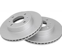 2x Brake disc Vented 17578 A.B.S. for HYUNDAI ACCENT II Saloon ACCENT II