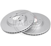 2x Brake disc Vented 17608 A.B.S. for TOYOTA COROLLA Verso AVENSIS