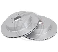 2x Brake disc Vented 17657 A.B.S. for SUBARU IMPREZA Saloon