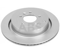 2x Brake disc Vented 17666 A.B.S. for LAND ROVER DISCOVERY IV DISCOVERY III
