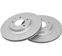 2x Original A.B.S. Brake Disc 17696 for Mazda