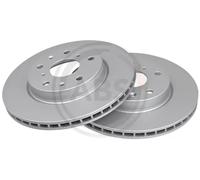 Front Set 2x Brake Discs A.B.S. 17707 for Suzuki/Fiat SX4/Sedici (06-15)
