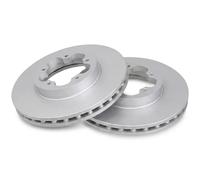 Front Set 2x Brake Discs A.B.S. 17743 for Ford Transit (06-14)