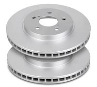 ABS All Brake Systems Brake Disc 17841 Vented Front Set for Lexus RX 2x