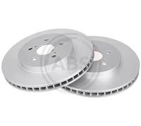 2x Brake disc Vented 17841 A.B.S. for LEXUS RX