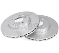 2x Brake disc Vented 17862 A.B.S. for AUDI A5 A5 Sportback A5 Convertible A4 B8