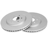 2x Brake disc Vented 17888 A.B.S. for NISSAN NAVARA NP300 PATHFINDER III