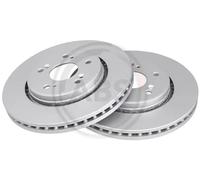 Front Set 2x Brake Discs A.B.S. 17962 for Honda CR-V (12-21)