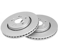 2x Brake disc Vented 17962 A.B.S. for HONDA CR-V III CR-V IV