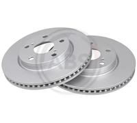 2x Brake disc Vented 18012 A.B.S. for TOYOTA RAV 4 III RAV 4 IV