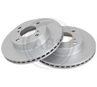 2x Brake disc Vented 18021 A.B.S. for SUZUKI NISSAN