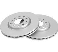 2x Brake disc Vented 18022 A.B.S. for ALFA ROMEO JEEP FIAT