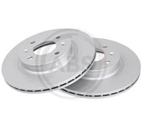 2x Brake disc Vented 18024 A.B.S. for HYUNDAI i20 I