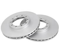 2x Brake disc Vented 18038 A.B.S. for RENAULT TRUCKS MESSENGER Platform/Chassis