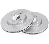 2x Brake disc Vented 18039 A.B.S. for NISSAN CUBE TIIDA Hatchback TIIDA Saloon