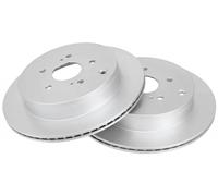 2x Brake disc Vented 18076 A.B.S. for SUZUKI GRAND VITARA II