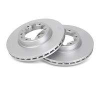 2x Brake disc Vented 18083 A.B.S. for NISSAN CABSTAR E CABSTAR NT400 CABSTAR