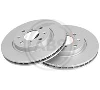 2x Brake disc Vented 18186 A.B.S. for SUZUKI SWIFT III