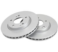 2x Brake disc Vented 18279 A.B.S. for HYUNDAI ELANTRA IV Saloon