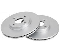 2x Brake disc Vented 18308 A.B.S. for FORD FIESTA Saloon FIESTA VI B-MAX