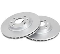 2x Brake disc Vented 18316 A.B.S. for DACIA RENAULT SMART