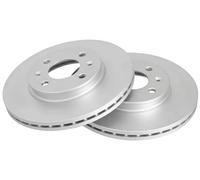 2x Brake disc Vented 18338 A.B.S. for KIA HYUNDAI