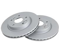 ABS 18406 Front Brake Discs Pair 280mm Vented Fits Suzuki S-Cross Sx4 Vitara