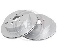 2x Brake disc Vented 18415 A.B.S. for TOYOTA SUBARU