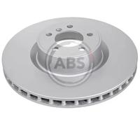 2x Brake disc Vented 18418 A.B.S. for LAND ROVER RANGE ROVER Mk III