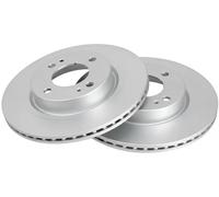 2x Brake disc Vented 18435 A.B.S. for MITSUBISHI
