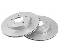 2x Brake disc Vented 18460 A.B.S. for NISSAN RENAULT