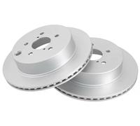 2x Brake disc Vented 18462 A.B.S. for SUBARU FORESTER