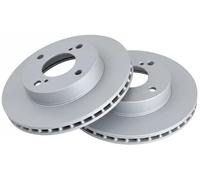 2x Brake disc Vented 18498 A.B.S. for SUZUKI CELERIO