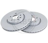 2x Brake disc Vented 18528 A.B.S. for JAGUAR XE