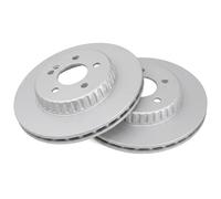 2x Brake disc Vented 18537 A.B.S. for MERCEDES-BENZ C-CLASS C-CLASS T-Model CLS
