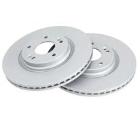 2x Brake disc Vented 18561 A.B.S. for HYUNDAI KIA