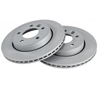 2x Brake disc Vented 18612 A.B.S. for VW MAN