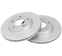 2x Brake disc Vented 18629 A.B.S. for HYUNDAI KIA